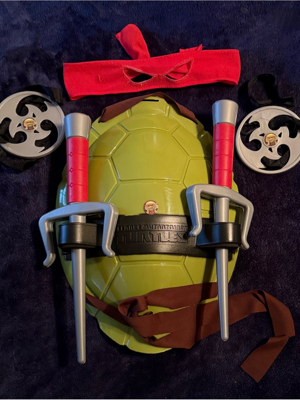 Teenage Mutant Ninja Turtles Raphael Costume Set, Kids OSFM, Plastic, 6 Pieces